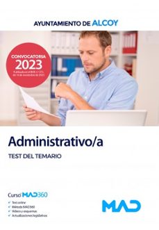 administrativo/a del ayuntamiento de alcoy. test del temario-9788414276068