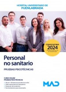 pruebas psicotécnicas para personal no sanitario del hospital universitario de fuenlabrada-9788414282168
