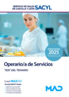 operario/a de servicios. test del temario-9788414290668