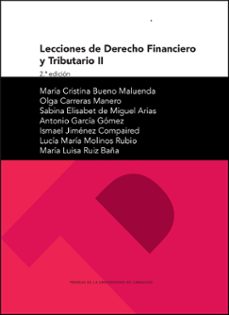 lecciones de derecho financiero y tributario ii (2ª ed.)-9788416515868