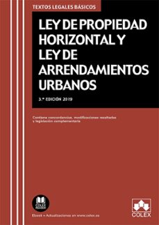 ley de propiedad horizontal y ley de arrendamientos urbanos (3ª e d.)-9788418025068