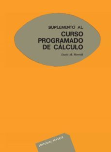 suplemento al curso programado de calculo c e m-9788429150568