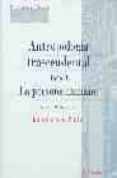antropologia trascendental (t. i)-9788431320768