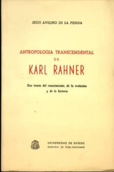 antropologia trascendental de karl rahner-9788474680768