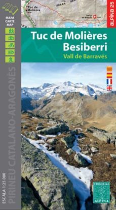 tuc de molieres - besiberri. vall de barraves - 1:25.000-9788480909068