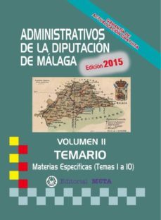 administrativos de la diputacion de malaga temario volumen ii-9788482193168