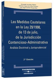 medidas cautelares ley 29/1998 (2ª ed.)-9788483555668