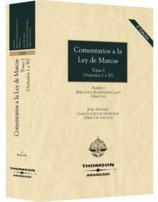 comentarios a la ley de marcas (2 vols.)-alberto bercovitz rodriguez cano-9788483557068