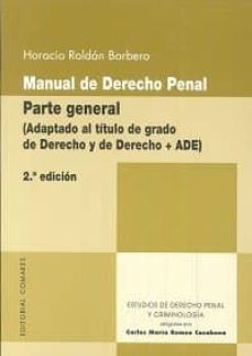 manual de derecho penal. parte general-9788490454268