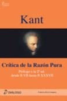 comentarios a kant: critica de la razon pura,_prologo b, vii-xxxv ii (2º bachillerato)-immanuel kant-9788496976368