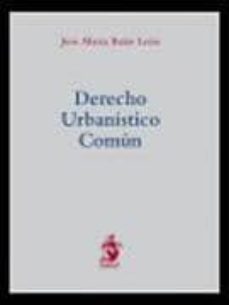 derecho urbanistico comun-9788498900668