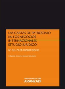 cartas de patrocinio en los negocios internacionales: estudios ju ridico-mª del pilar diago diago-9788499030968