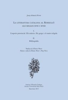 la literatura catalana al rossello als segles xvii i xviii-josep sebastia pons-9788499657868