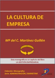 la cultura de empresa (ebook)-mª carmen martinez guillen-9788499694368