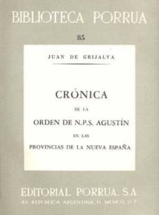 cronica de la orden de n.p.s.agustin-9789684520868