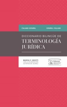 diccionario bilingue de terminologia juridica (ebook)-marisa viviana noceti-9789871763368