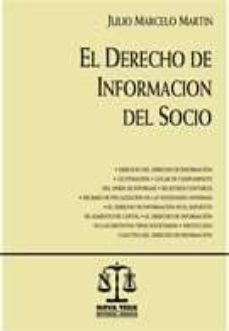 el derecho de informacion del socio-julio marcelo martin-9789876350068