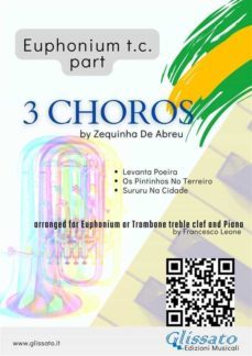 (bb euphonium t.c. part) 3 choros by zequinha de abreu for euphonium &amp; piano (ebook)-9791221310368