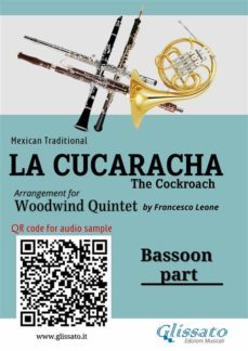 bassoon part of "la cucaracha" for woodwind quintet (ebook)-9791221390568