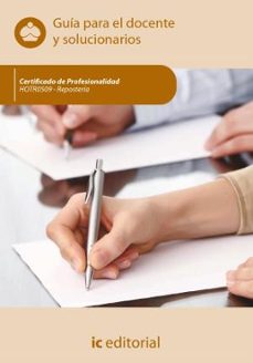 (i.b.d.) hotr0509 repostería.  - guía para el docente y solucionarios-miguel angel sanchez maza-9791370271268
