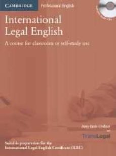 international legal english: 3 audio cd & 1 paperback-9780521675178