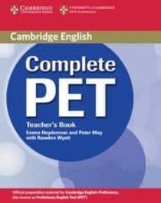 complete pet. teachers book (solo para portugal)-emma heyderman-9780521741378