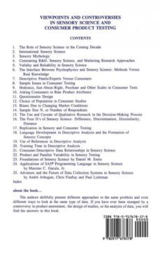 viewpoints controversies sensory science-9780917678578