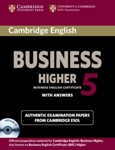 cambridge english business 5 higher self-study pack (student's book with answers and audio cd)-9781107669178