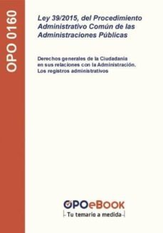 ley 39/2015, de 1 de octubre, del procedimiento administrativo comun de las administraciones publicas (ebook)-9781524306878
