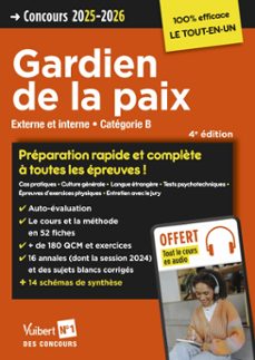 concours gardien de la paix - categorie b - preparation rapide et complète a toutes les epreuves - tout le cours en audio (ebook)-9782311221978
