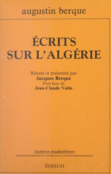 ecrits sur l'algerie (ebook)-augustin berque-9782744918278