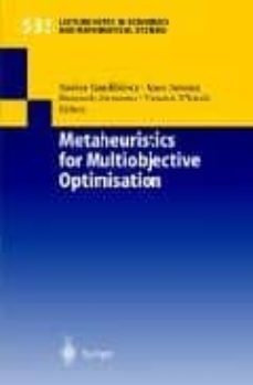 metaheuristics for multiobjective optimisation-xavier et al. gandibleux-9783540206378
