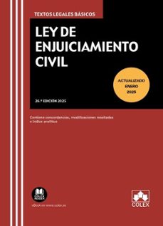 ley de enjuiciamiento civil 2025-9788411948678