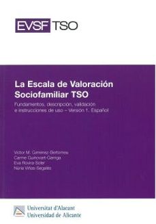la escala de valoracion sociofamiliar tso-9788413020778