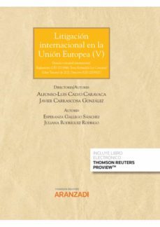 litigacion internacional en la union europea v-esperanza gallego sanchez-9788413904078