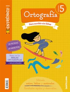 entrenate. cuaderno ortografia 5 primaria-9788414113578