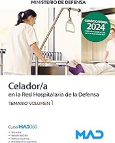 celador/a en la red hospitalaria del ministerio de defensa. temario vol. 1-9788414278178