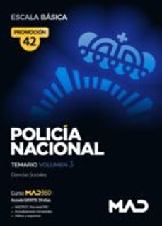 policia nacional escala basica promocion 42. temario volumen 3-9788414288078