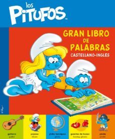 los pitufos: gran libro de palabras castellano - ingles-9788415919278