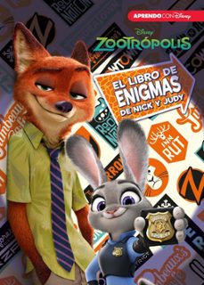 zootropolis. el libro de enigmas de nick y judy (enigmas disney)-9788416548378