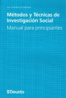 metodos y tecnicas de investigacion social (ebook)-jon leonardo aurtenetxe-9788416982721