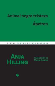 animal negro tristeza. apeiron-anja hilling-9788418322778