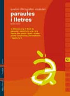 paraules i lletres 12 -v-  - infantil  ed 2010 valencia-9788426374578