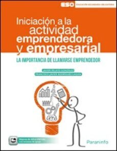 iniciacion a la actividad emprendedora y empresarial-9788428335478