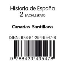 historia de españa + historia   canarias 2bto ed 2009-9788429495478