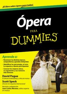 opera para dummies-scott speck-david pogue-9788432901478