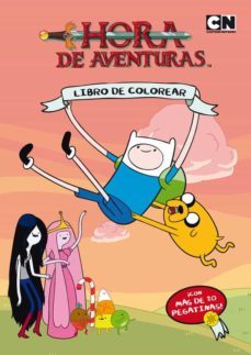 hora de aventuras: libro de colorear con pegatinas-9788437224978