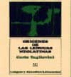 origenes de las lenguas neolatinas (6ª ed.)-carlos tagliavini-9788437503578