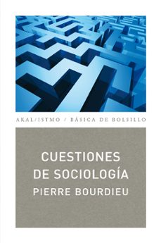 cuestiones de sociologia-pierre bourdieu-9788446029878