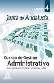 cuerpo de gestion administrativa de la junta de andalucia. especi alidad administracion general. (a2.1100). (vol. iv)-9788467603378